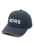 Michael Kors logo-appliqué ripstop hat - Blue