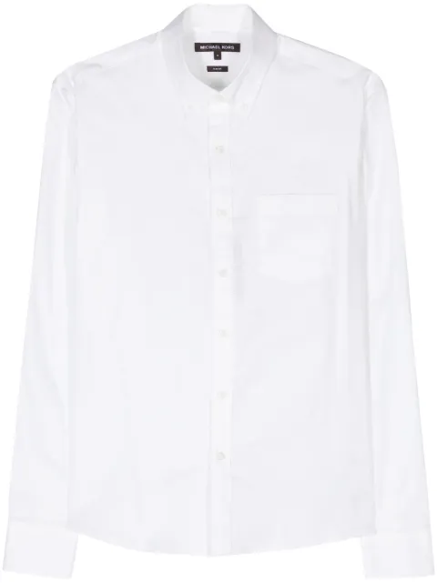 Michael Kors logo-embroidered cotton shirt