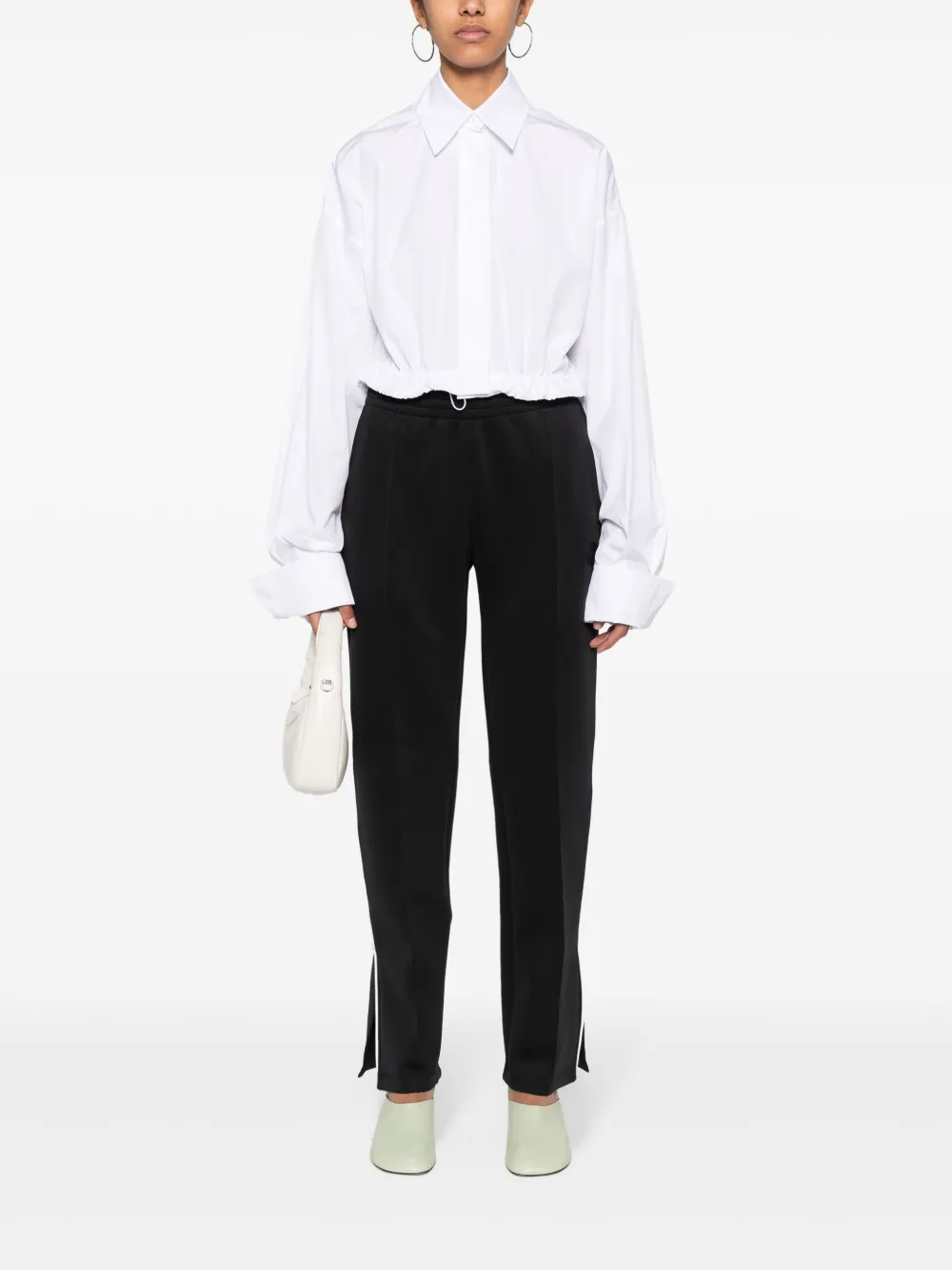 Sportmax Cropped blouse - Wit