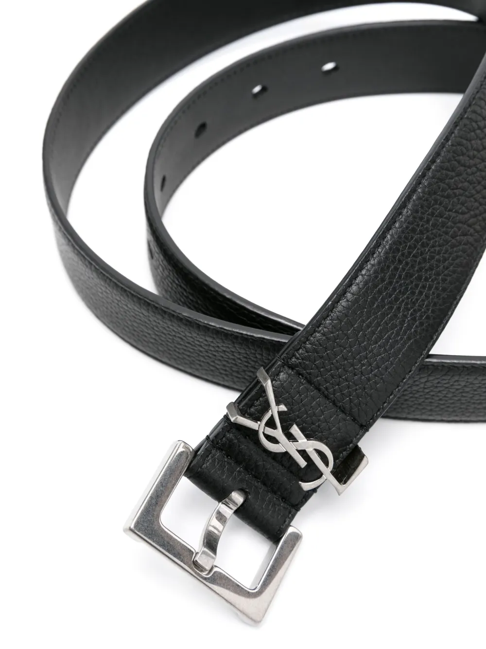 Saint Laurent Pre-Owned Leren armband - Zwart