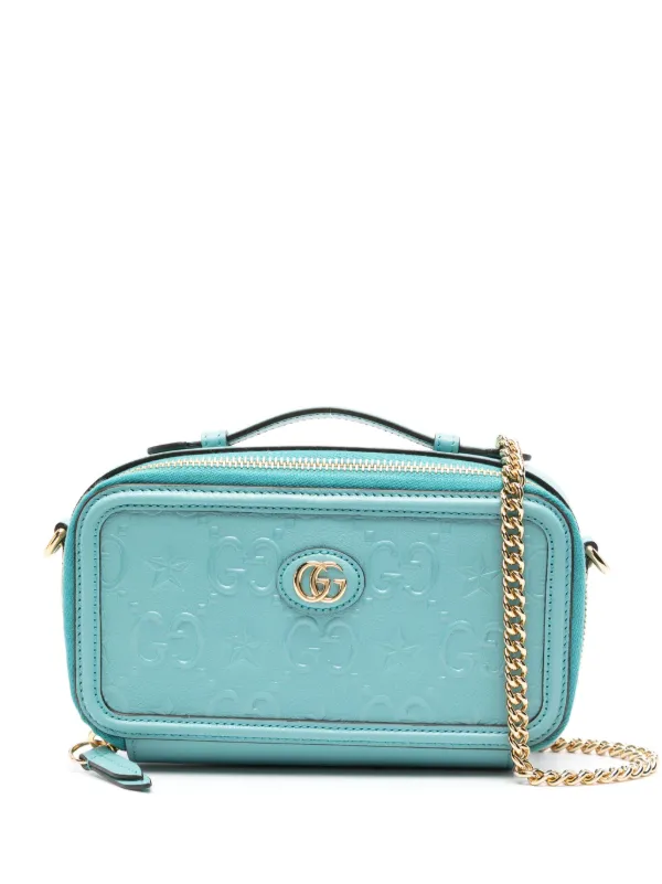 Gucci leather crossbody top