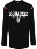 DSQUARED2 Varsity logo-print T-shirt - Black