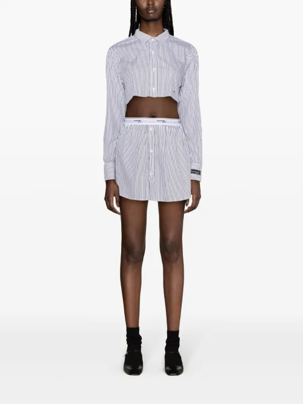 HommeGirls ストライプ シャツ | ブラック | FARFETCH JP