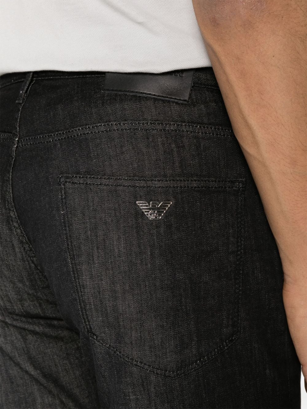 Emporio Armani mid-rise slim-fit jeans Men