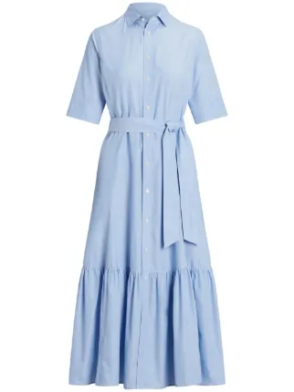 ワンピース POLO RALPH LAUREN LIGHT BLUE COTTON DRESS Polo Ralph Lauren Polo Pony Cotton Dress | Blue | FARFETCH