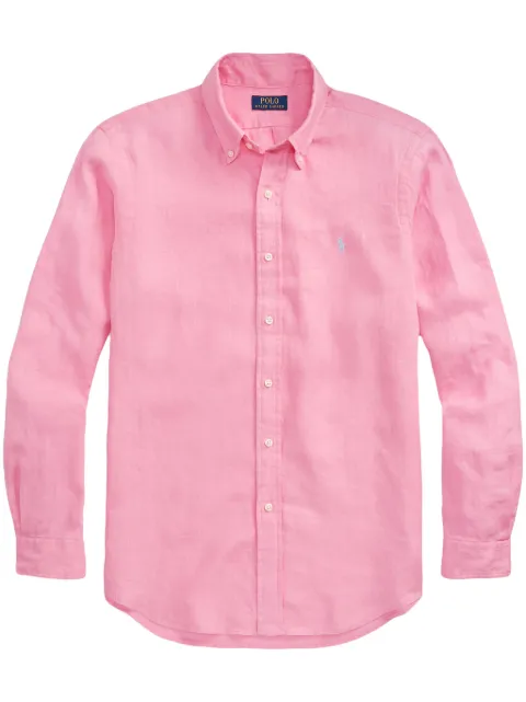 Polo Ralph Lauren Polo Pony logo-embroidered linen shirt