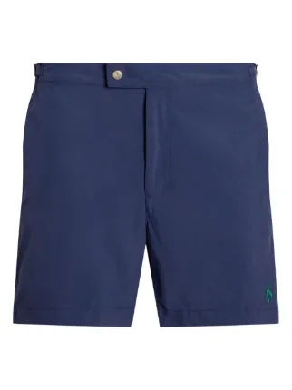 NWT Polo Ralph Lauren Swimwear Short Black Navy Pink XLarge