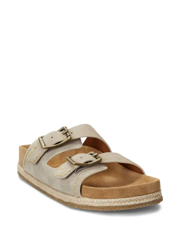 Polo Ralph Lauren Turbach Suede Sandals | Neutrals | FARFETCH