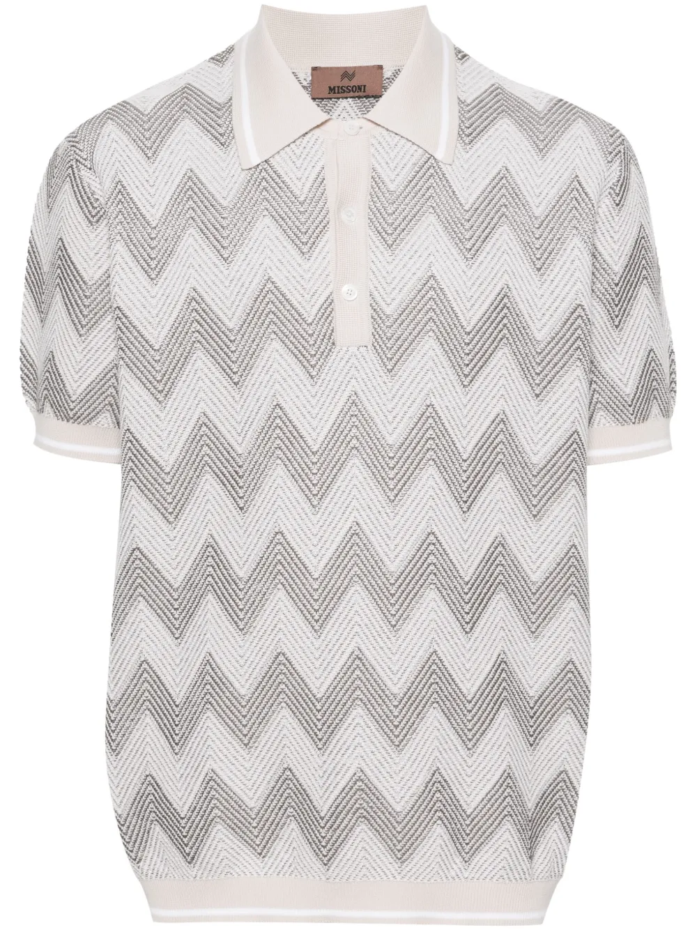 Missoni Zigzag Cotton Polo Shirt - Farfetch