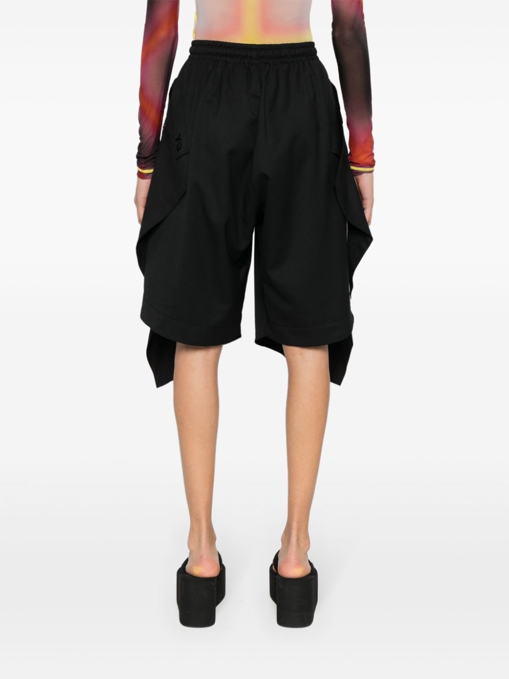 Y-3 Asymmetrische rok Zwart