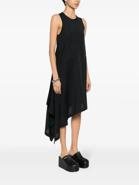 Y-3 draped asymmetric dress IV8226 - 2