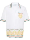 Casablanca Gradient Heat broderie-anglaise shirt - White