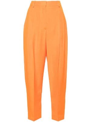 Stella Mccartney Ladies High-waist Tapered Trousers, Brand Size 42 (US Size  10) 602991 SIA03 9200 - Apparel - Jomashop