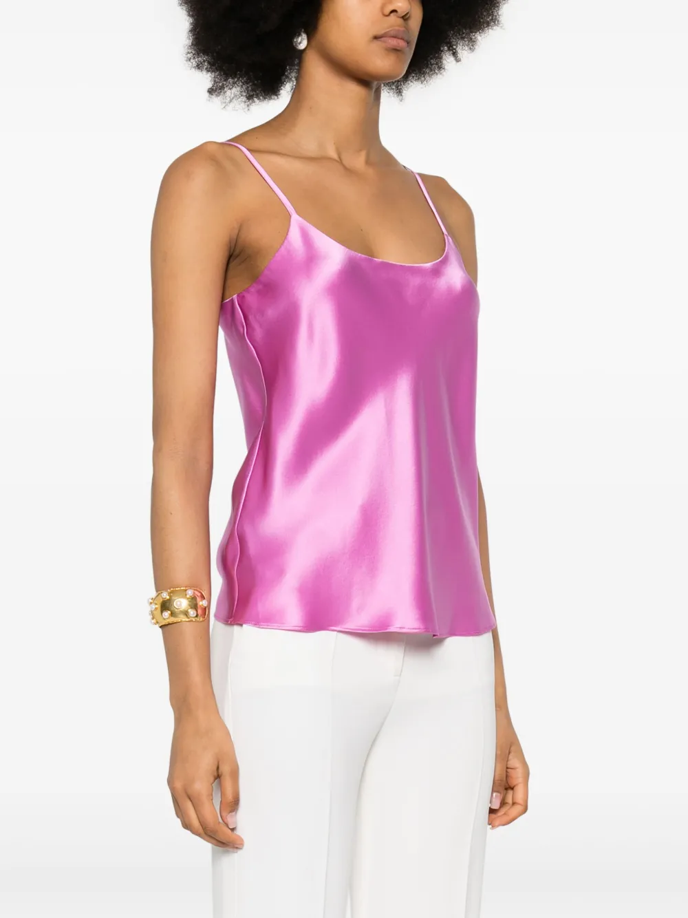 Max Mara Zijden tanktop Roze