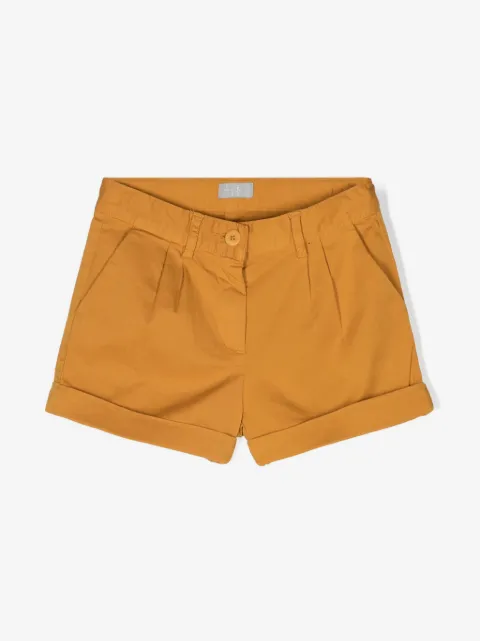 Il Gufo pleated cotton chino shorts