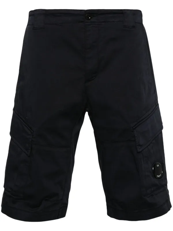 Company Lens-detail Cargo Shorts Blue FARFETCH IN