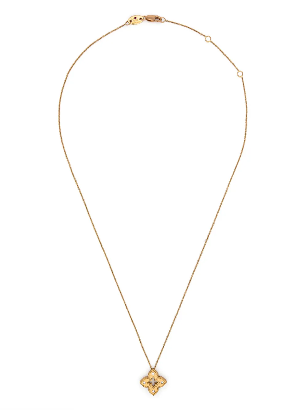 18kt Rose Gold Venetian Princess Diamond Necklace
