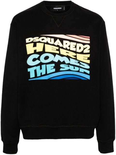 DSQUARED2 logo-print cotton sweatshirt Men