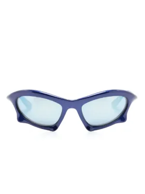 Balenciaga Eyewear Xpander キャットアイ サングラス | ブルー
