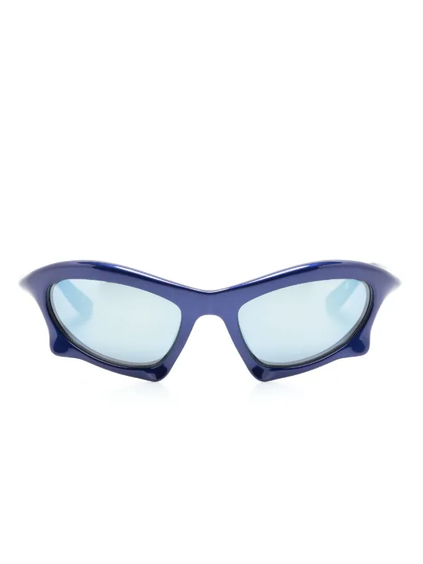 Balenciaga Eyewear オーバーサイズフレーム サングラス | ブルー 
