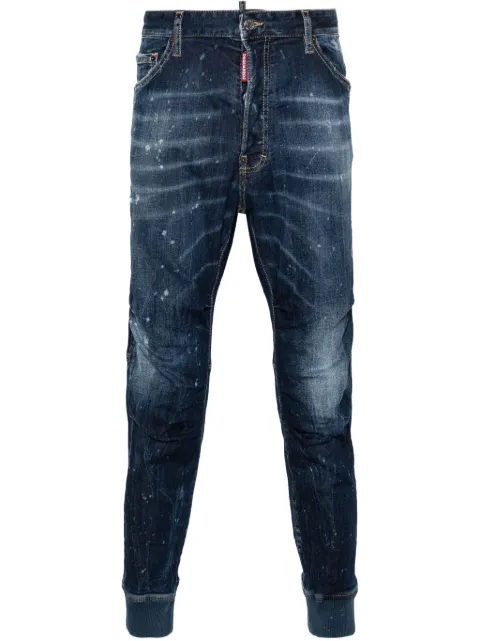 DSQUARED2 distressed slim-fit track jeans Men