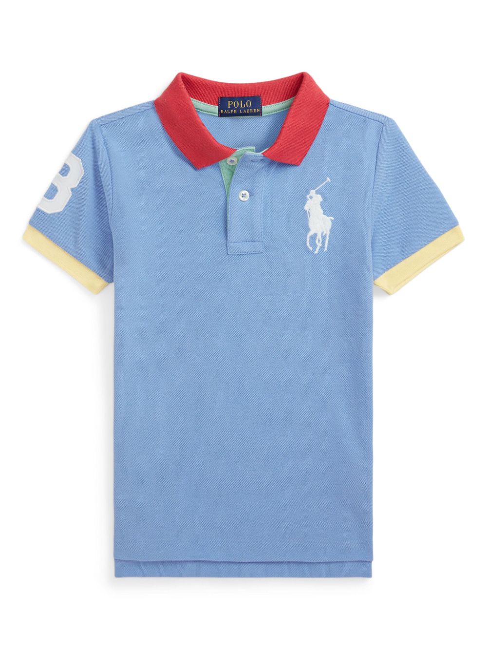 Ralph Lauren Kids' Polo Pony Polo Shirt In Blue
