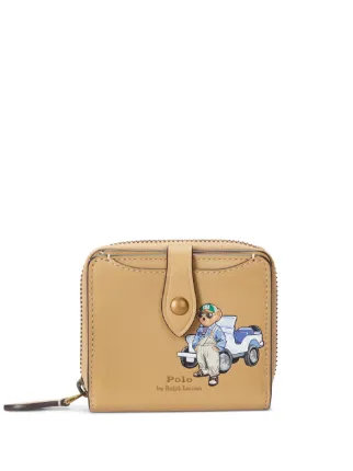Ralph lauren compact leather wallet sales