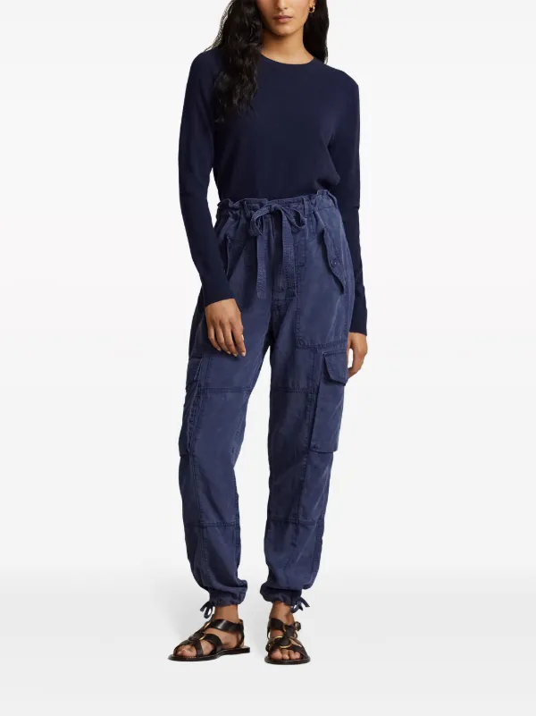 Polo Ralph Lauren tapered-leg Cargo Trousers | Blue | FARFETCH