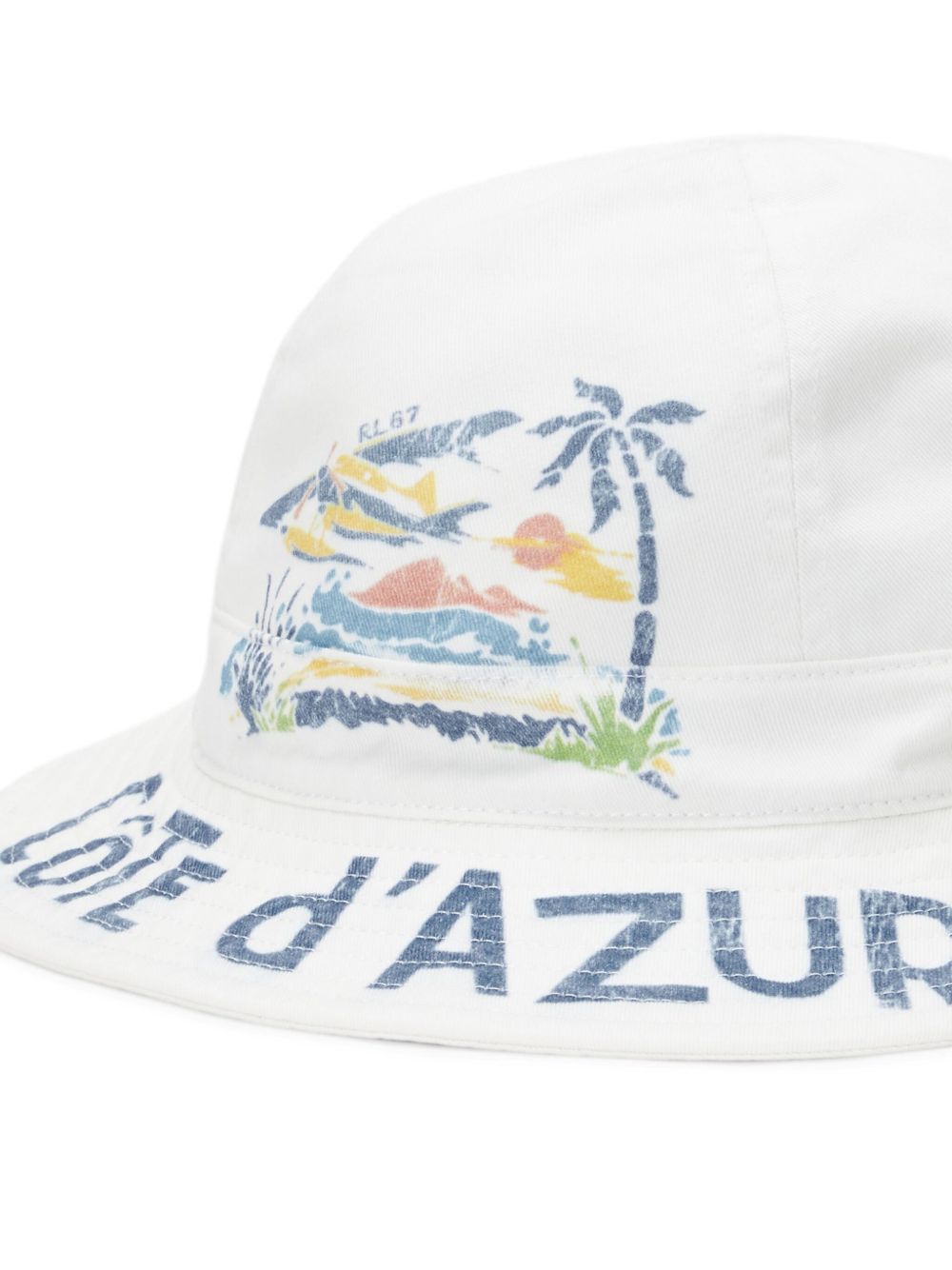 Polo Ralph Lauren graphic-print reversible bucket hat Men