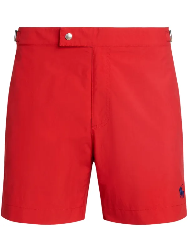 Polo Ralph Lauren Polo Pony Swim Shorts Red FARFETCH AZ
