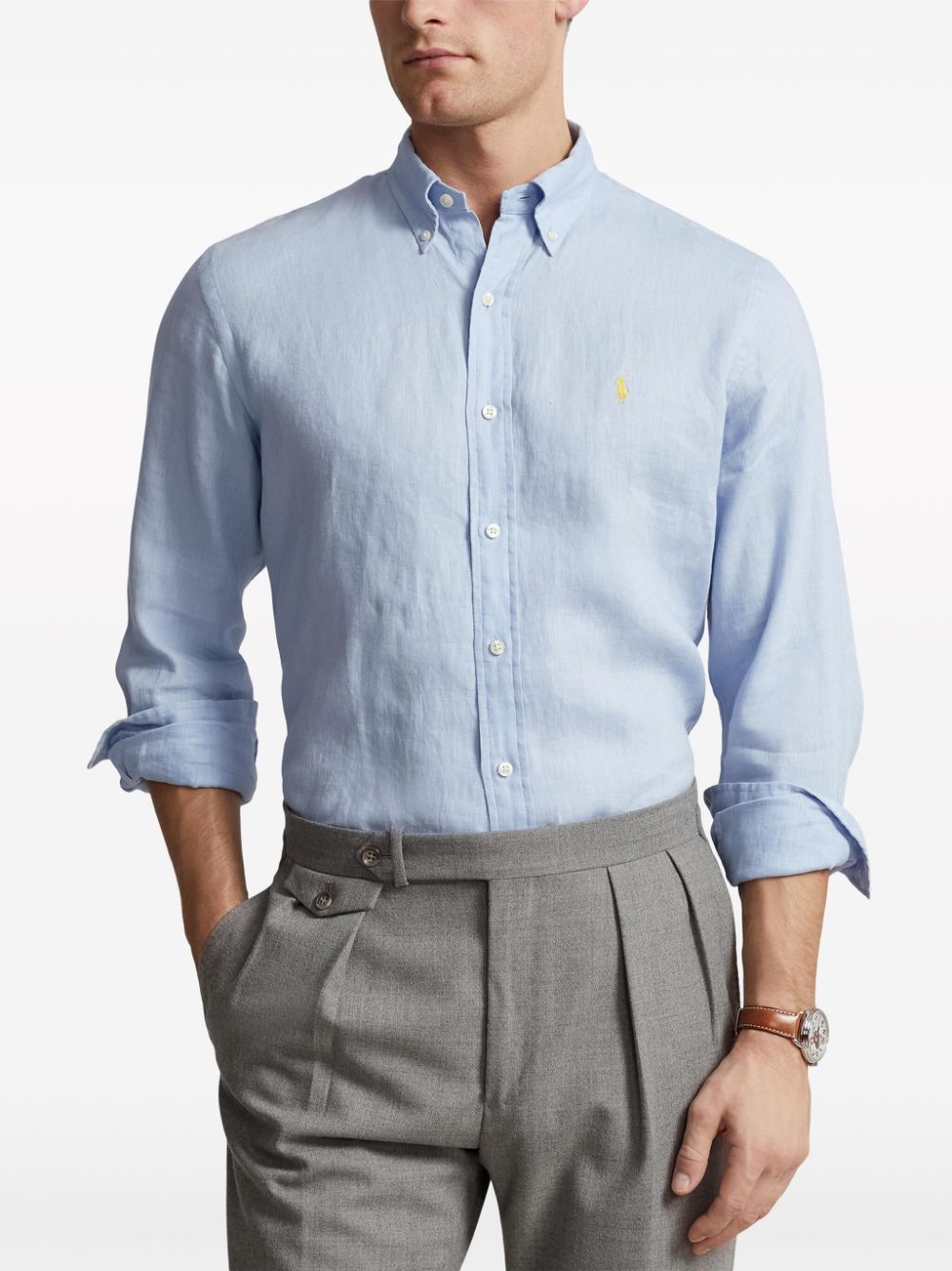 Polo Ralph Lauren Overhemd met borduurwerk Blauw