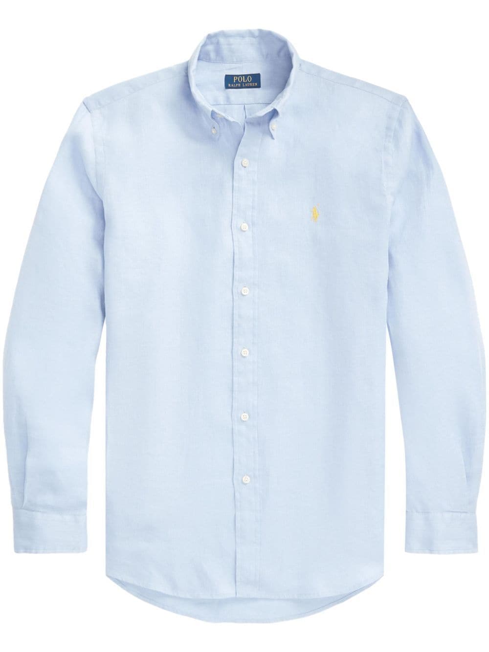 Shop Polo Ralph Lauren Polo Pony-embroidered Shirt In Blue