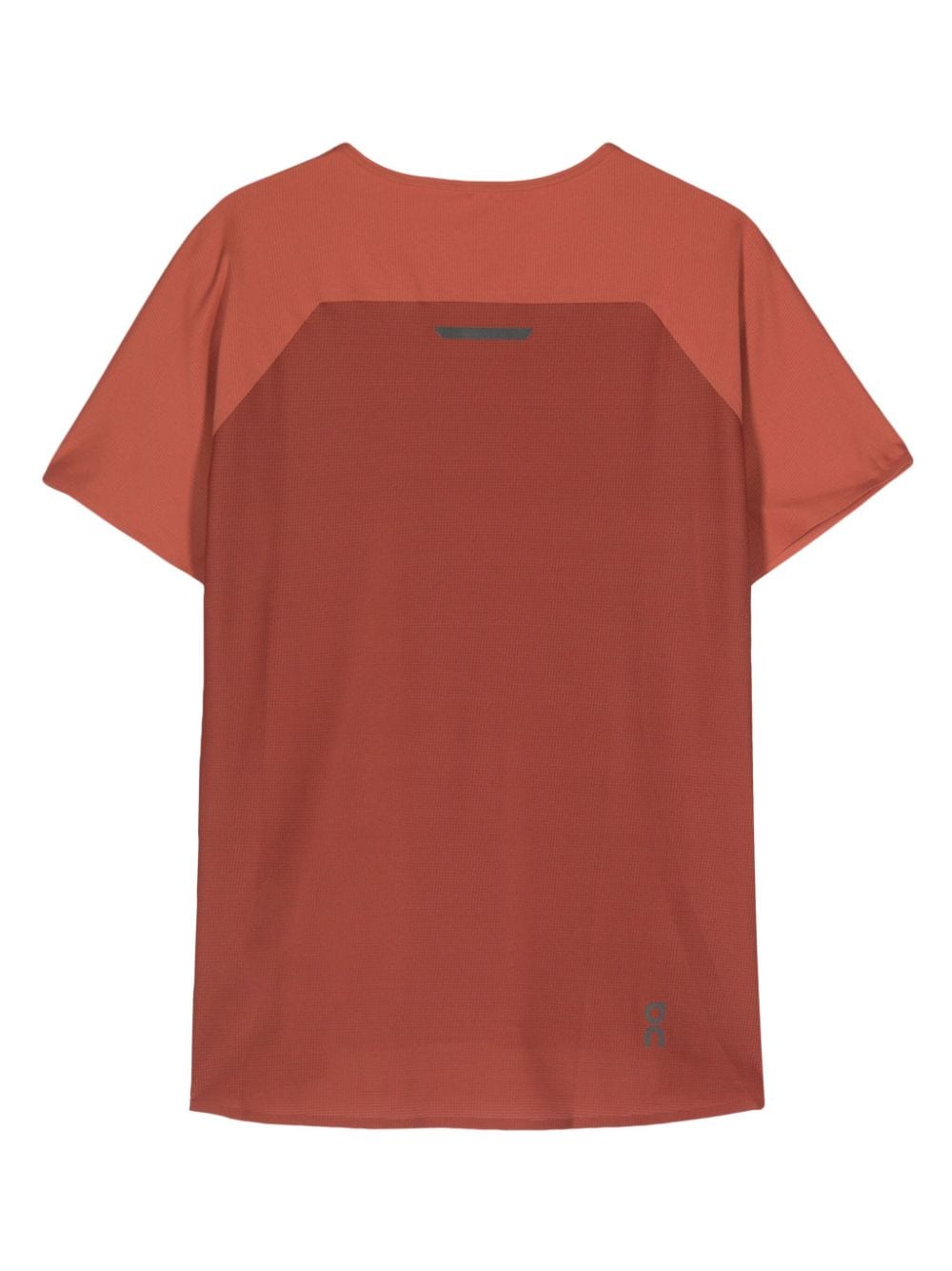 Shop On Running Colourblock Performance T-shirt In Orange