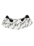 MSGM Kids logo-print cropped top - White