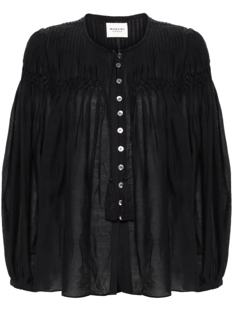 MARANT ÉTOILE Abadi pintuck blouse
