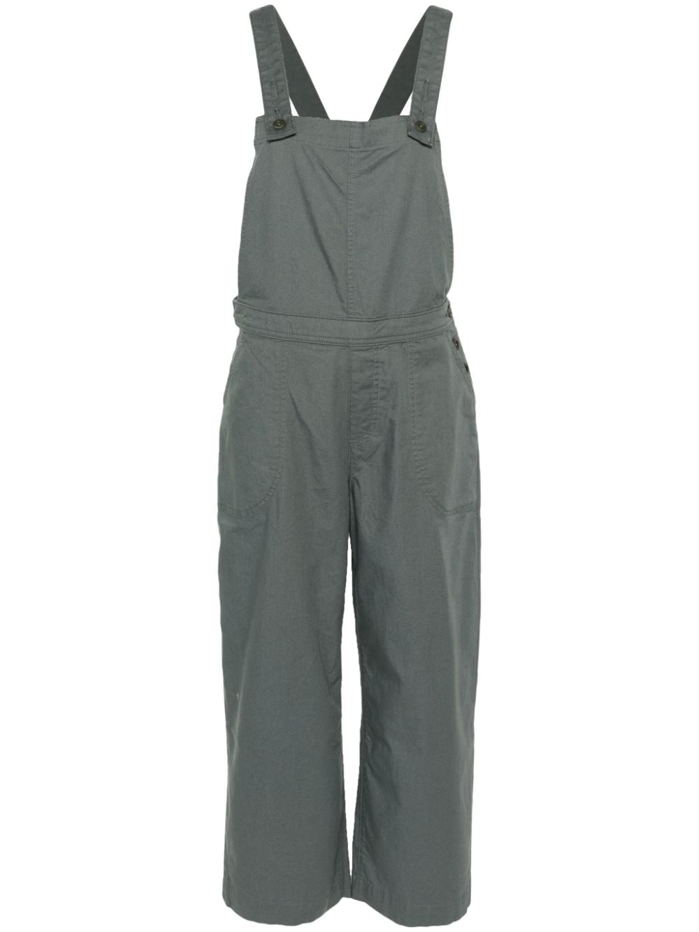 Patagonia Stand Up Organic Cotton Playsuit In Gray