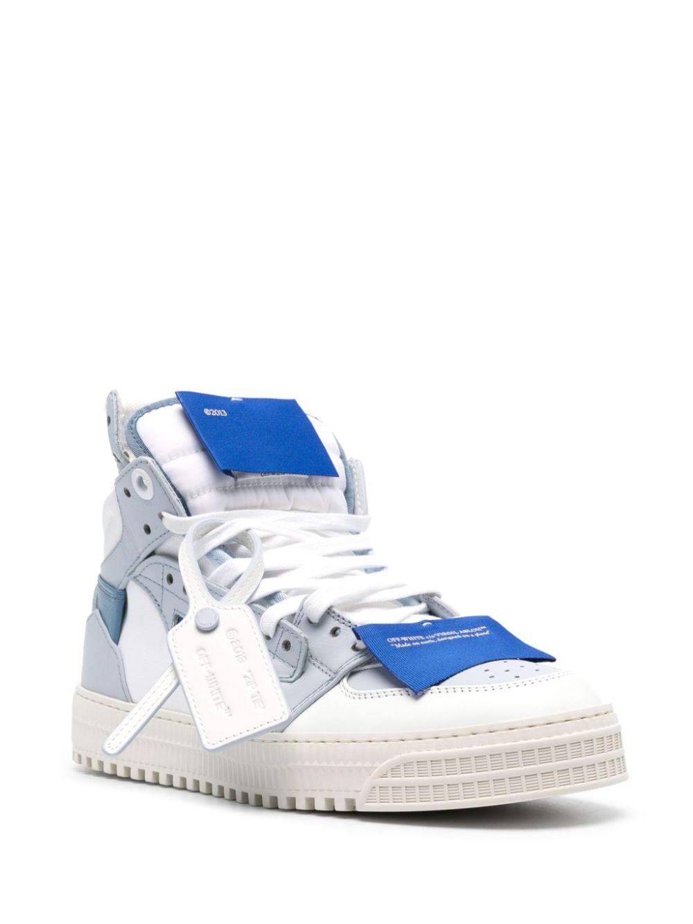 Shop Off-white 3.0 Off Court High-top Sneakers In Blue