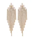 Hzmer Jewelry crystal-embellished drop earrings - Gold