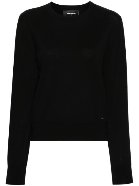 DSQUARED2 fine-knit cotton jumper Women