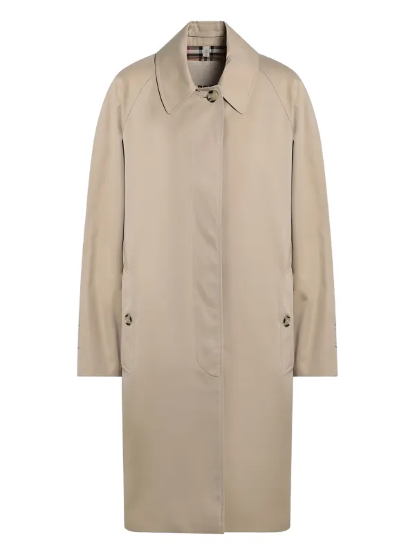 【BURBERRY】CAMDEN COAT BURBERRY Camden organic cotton-gabardine coat | NET-A-PORTER