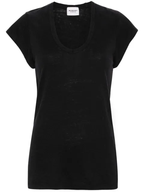 MARANT ÉTOILE Zankou linen T-shirt