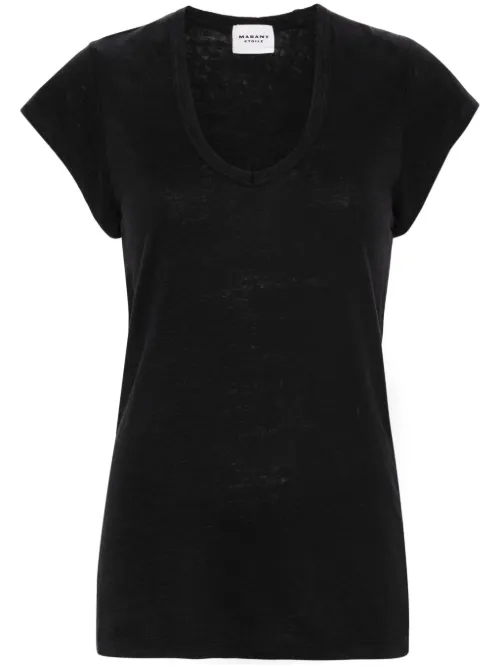 T-shirt en lin Zankou - MARANT ÉTOILE - Modalova