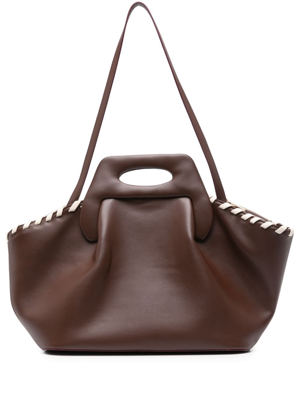 Themoirè Dhea Lace Tote Bag In Brown