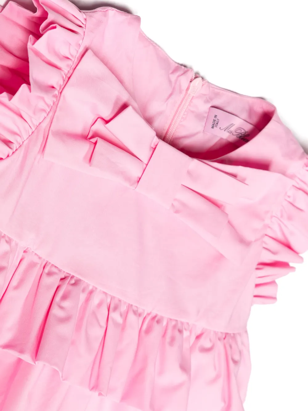 Miss Blumarine Jurk met logoprint Roze