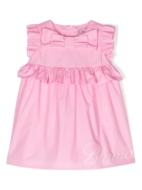 Miss Blumarine Vestido com estampa de logo