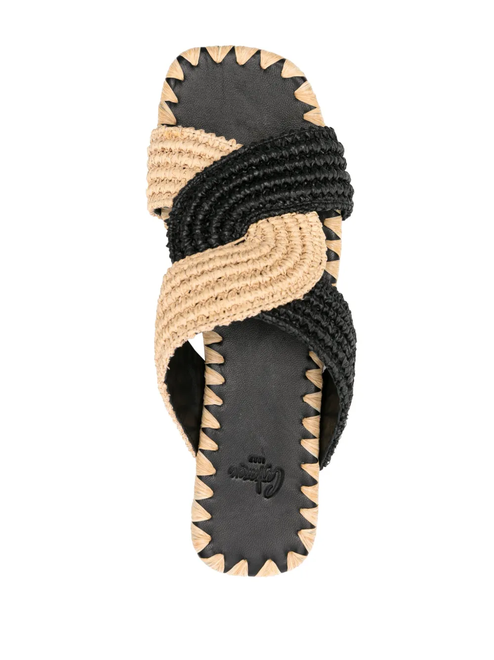 Castaã±er Castaner Prado Slide Sand In Black