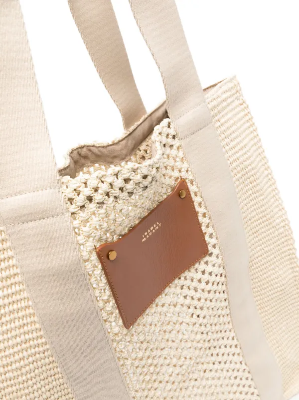 トートバッグ Isabel Marant Aruba Small Beige Raffia Handbag Isabel Marant Aruba Small Beige Raffia Handbag Tote Bag