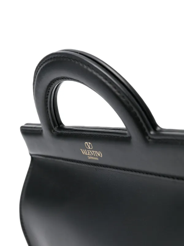 Valentino Garavani logo-stamp Tote Bag | Black | FARFETCH