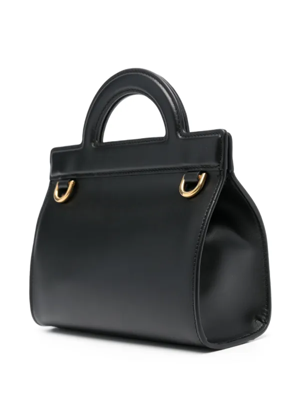 Valentino Garavani logo-stamp Tote Bag | Black | FARFETCH