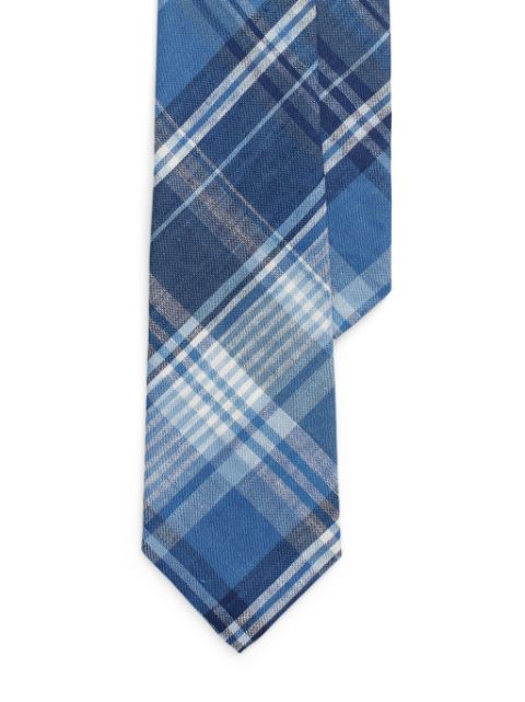 Polo Ralph Lauren plaid-check linen tie Men